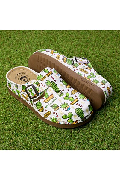 DR KLOMPA Women's Medical Clogs, 154327, Сactus