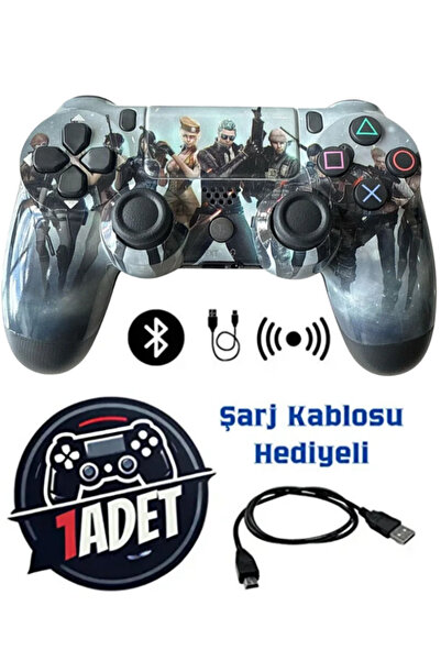 Smith Doubleshock Ps 4 Kablosuz Joystick Tablet Telefon Pc Uyumlu Titreşimli ...