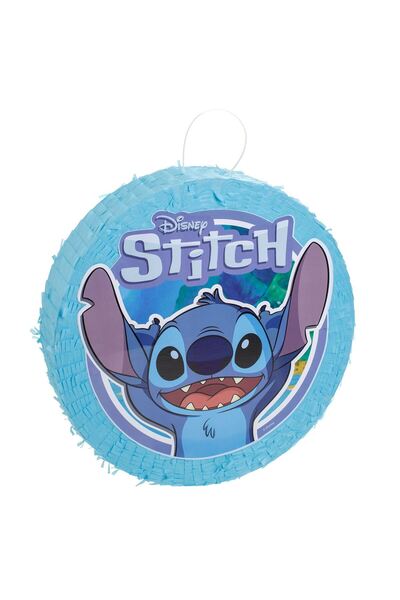 OEM Stitch Party Pinata for Kids, with 30 Toys Included, size 30.5x7.5 cm
