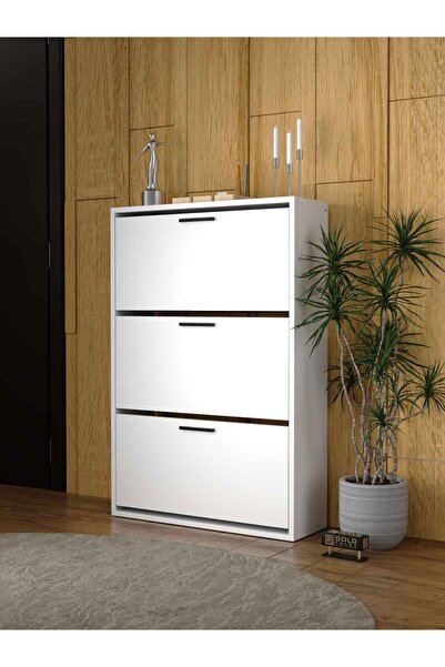 Reyo Falez Düşer Kapak Ayakkabılık 3 Bölmeli Ayakkabılık