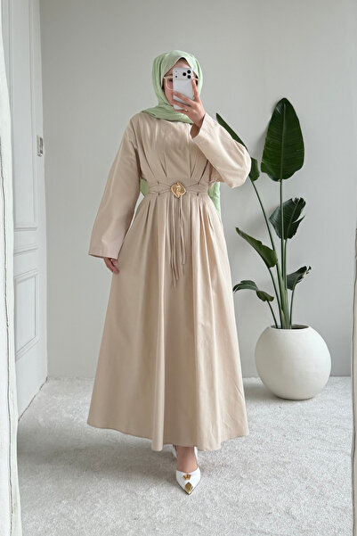 Tesettür Diyarı Rochie hijab Bloom din material textil Terrycotton cu cataram...