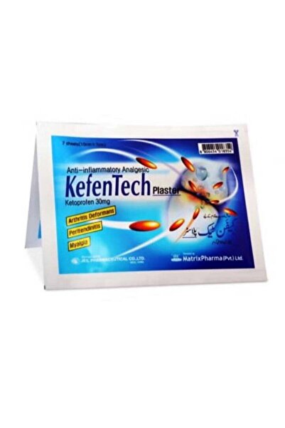 KefenTech 30Mg Plaster 7 Sheets (10Cmx7Cm)