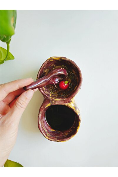 WEBBMODA Handmade 2-Piece Design Appetizer Plate