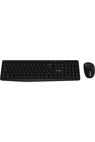 CANYON Kit tastatură wireless și mouse optic CNE-HSETW01 Negru