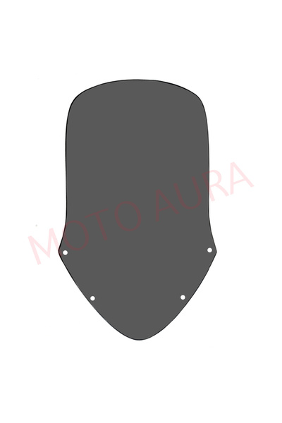 moto aura SİPERLİK CAMI SİYAH [KOYU RENK] [UZUN MODEL-50CM] HONDA CBF 150