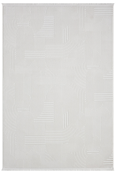 SEYRAN HALI Mono Krem Halı Akrilik Halı Yumuşak Dokulu Salon Oturma Odası Yat...