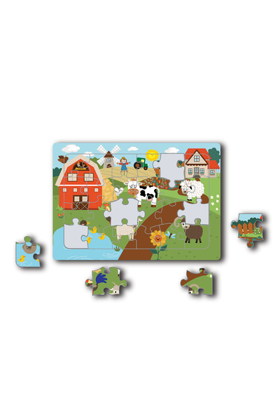 Çocuk Akademi Puzzle Farm