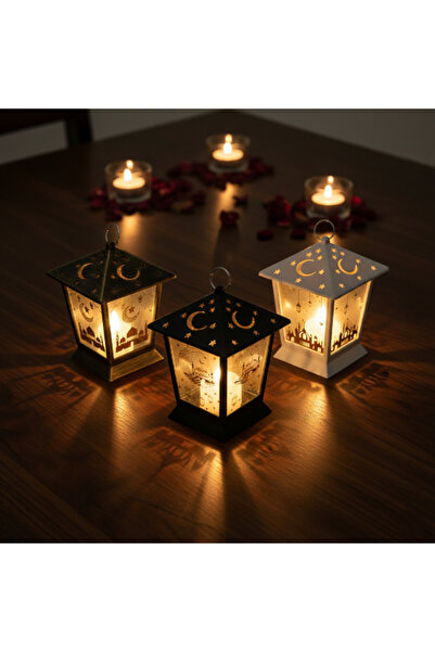 yusa stores Ramazan Temalı Kare Kubbe LED Lamba