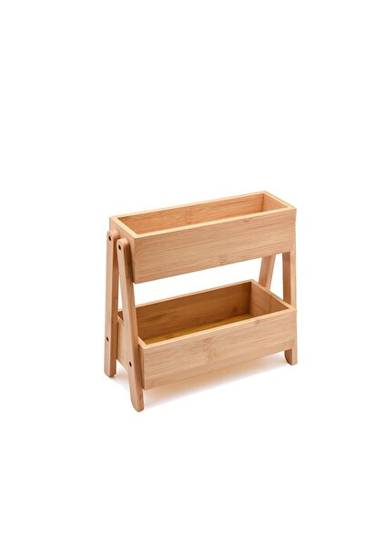 MİEN Bamboo 2-Layer Organizer 27X12X25Cm