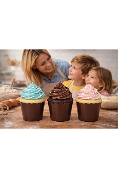 Larenya Cupcake Mold & Cake Capsule & Birthday Party & Muffin Cake Mold & 25-...