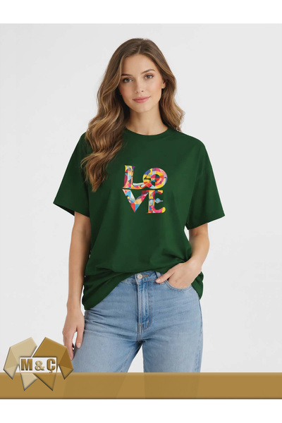 MÇ FAMİLY STORe Women's Oversize T-Shirt Special Design Street Style Trendy U...