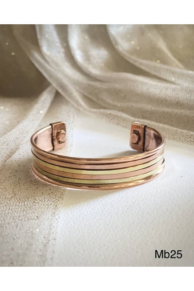 DİĞER1111 Mıknatıslı %100 Saf Bakır Bileklik El İşçiliği Ayarlanabilir Unisex...