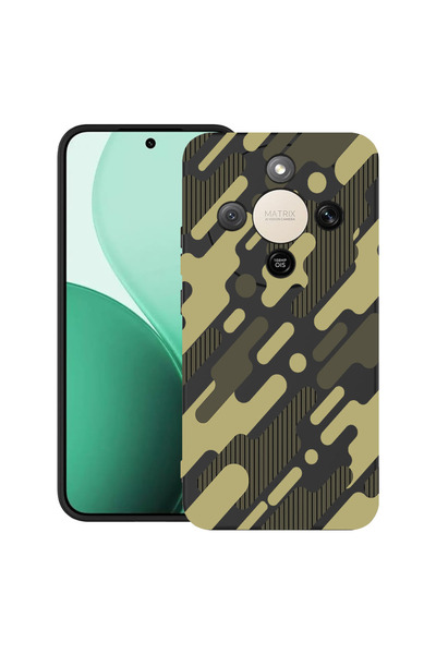 bestcase Carcasă Husa BestCase® TPU Ultra Slim pentru Honor Magic8 Lite, Camu...