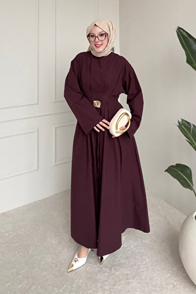 Tesettür Diyarı Rochie hijab Bloom din material textil Terrycotton cu cataram...