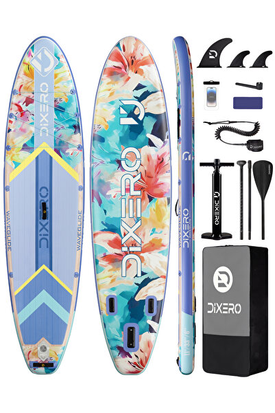 SavaBoards Wave Glide Flowers 335x84x15 cm Premium Şişme Paddle Board (SUP) –...