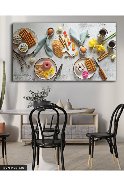 Evinemoda Breakfast Table One Piece Canvas - Canvas Painting