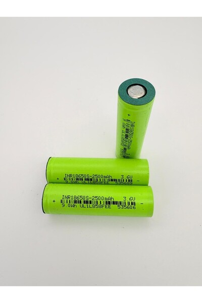 HAYAL ENERJİ INR 18650 Li-Ion Pil 2500 mAh 3.7 V 10A (Yenilenmiş)