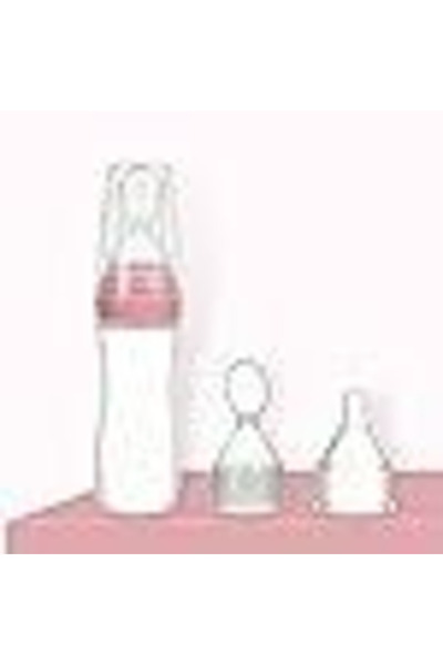 Arabest ملعقة طعام للأطفال مكونة من ثلاث قطع، زجاجة رضاعة، زجاجة سيليكون، أدا...