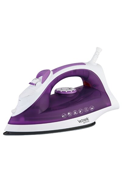 VICTRONIC Iron, Victronic, 2200W, stainless steel soleplate, white+purple