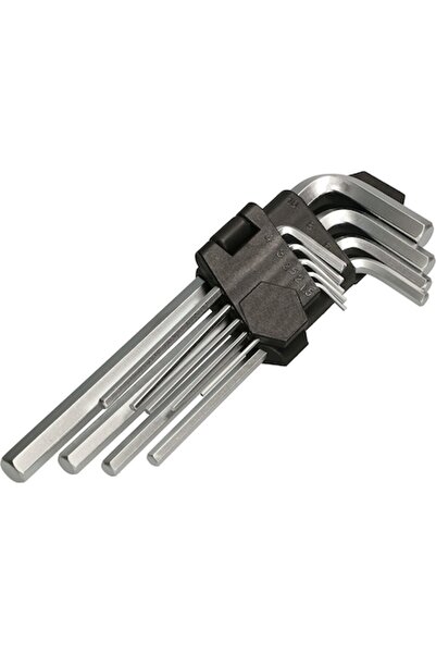 dalimag Set de 9 chei hexagonale, Kotarbau, dimensiuni 1,5 mm-10 mm, CR-V