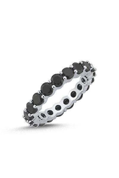 Merano Design Siyah Round Yüzük