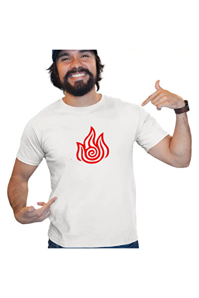 OEM Men's T-Shirt Avatar Firebender Element Symbol Master of Fire