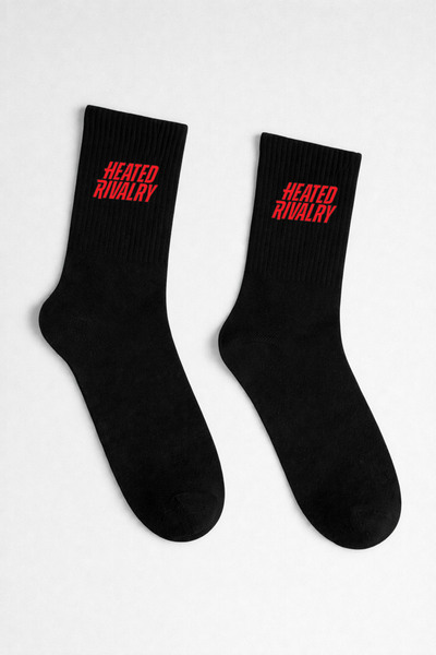 AYDESİGN Ilya Rozanov 81 Hollander 41 Heated Rivalry Black Cotton Tennis Coll...