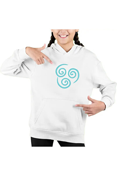 OEM Hanorac Copii Fete Avatar Airbender Element Simbol Maestru al Aerului