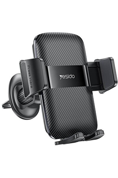 Yesido Car Phone Holder, Grille Mount, Universal - (C251) - Black