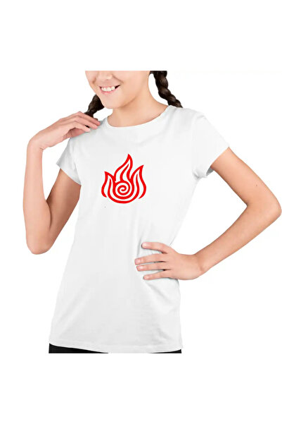 OEM Παιδικό Κορίτσι με Μπλούζα Avatar Firebender Element Symbol Fire Master