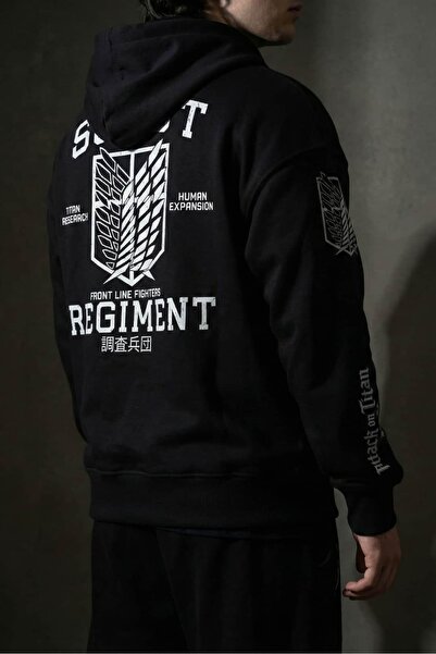 Liber Attack on Titan - Zip-Up Oversize Cardigan