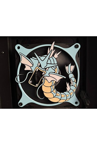 SZD Design Gyarados Designed Computer Case Fan Grille