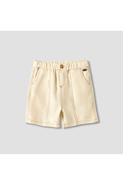 giggles Elastic Waist Shorts with Pockets