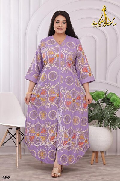 Generies A cotton abaya made from lightweight Al Marasi cotton fabric with a ...