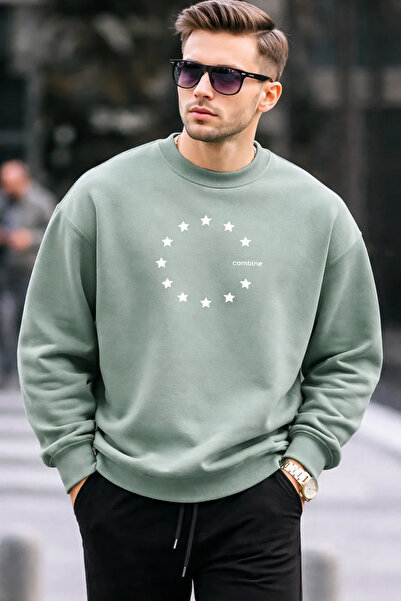 COMBİNE MİCHAİL Hanorac largi pentru bărbați cu imprimeu Star