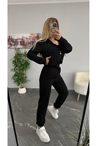 DAİSİES Women's Zippered, Lace-Up Front, Hooded, Long Sleeve, Elastic Cuffs a...