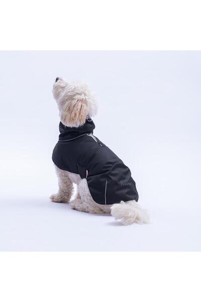 Pawstar Black Colombia Prime V2 Dog Raincoat for Medium and Large Breeds with...