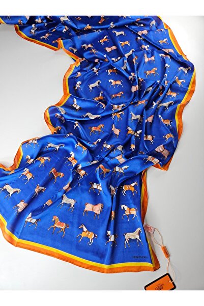 Shiva Scarfs Horse Figured Voile Silk Shawl Scarf Accessory Silk Scarfs Shawl...