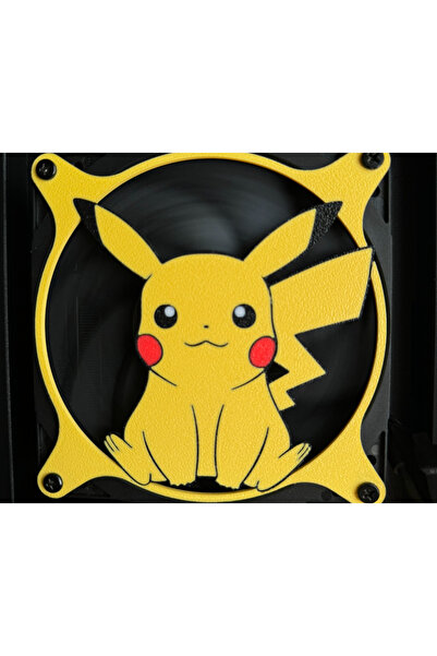 SZD Design Computer Case Fan Grille with Pikachu Figure