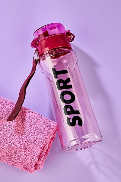 YCKTEDARİK قارورة سبورتس مان هيلثي من البولي كربونات 700 مل، قارورة مع مصاصة ...