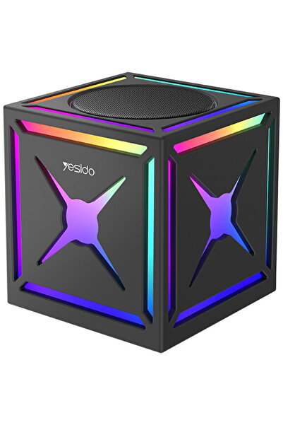 Yesido Boxa Wireless, Portabila, Bluetooth V5.3, TWS, 500mAh, Lumini RGB - (Y...
