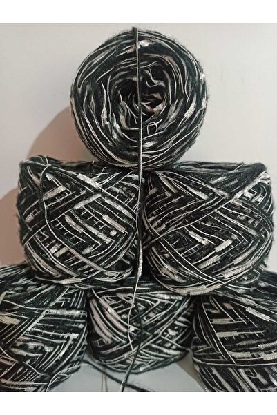 İPEK YÜN İPLİK DÜNYASI Moher Knitting Yarn Twisted (Negru) Stripe Butterfly (...