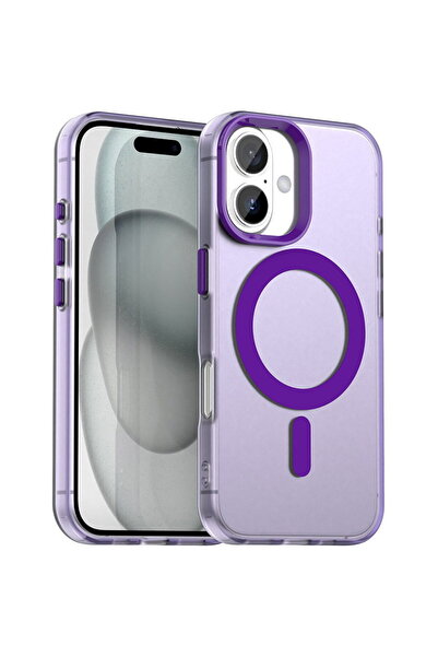 Techsuit Husă pentru iPhone 16 Plus - CandyCase MagSafe - Mov