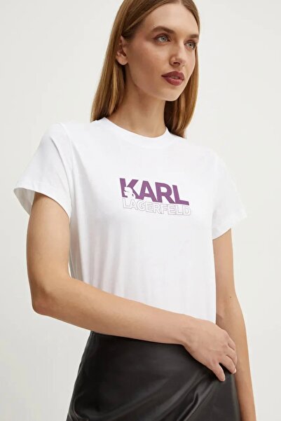 Karl LagerfeId Women's cotton T-shirt 24WW1703