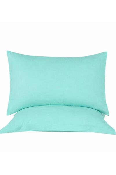 Çeyiz Diyarı Husă de pernă Almond, pachet de 2, albastru gheață