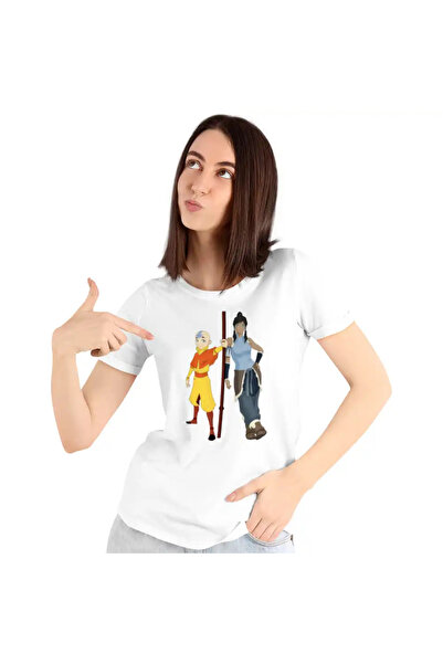 OEM Women's T-Shirt Avatar Aang Korra Last Airbender Shaolin Monk