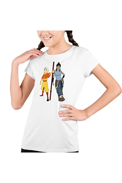 OEM Tricou Copii Fete Avatar Aang Korra Last Airbender Shaolin Monk