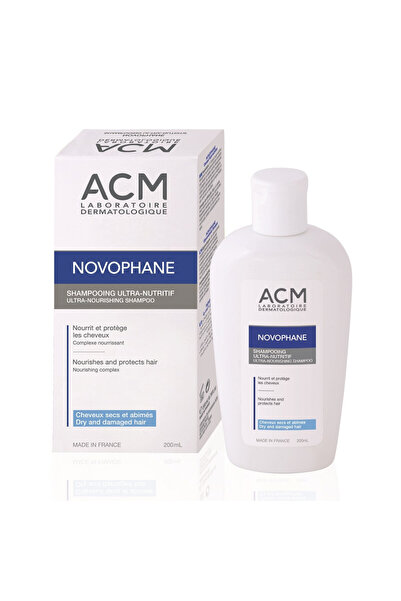 ACM Laboratoire dermatologique Novophane ACM Σαμπουάν για Ξηρά Μαλλιά, 200 ml
