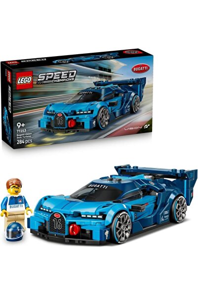 LEGO Speed Champions Bugatti Vision GT Hyper Sports Car Toy - Model Kit w/a C...