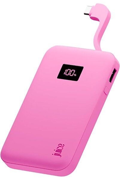 Juice Eco Integrated Power Bank, Portable Charger 5,000 mAh